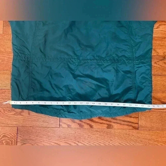 Vintage 90s LL BEAN Anorak Hoodie Half Zipper Jacket Mountain Green Colour Sz L - Picture 6 of 13